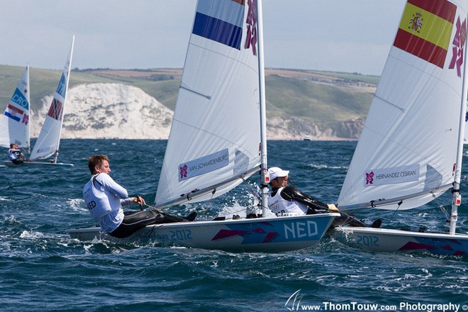 Rutger van Schaardenburg (NED) - London 2012 Olympic Sailing Competition © Thom Touw http://www.thomtouw.com